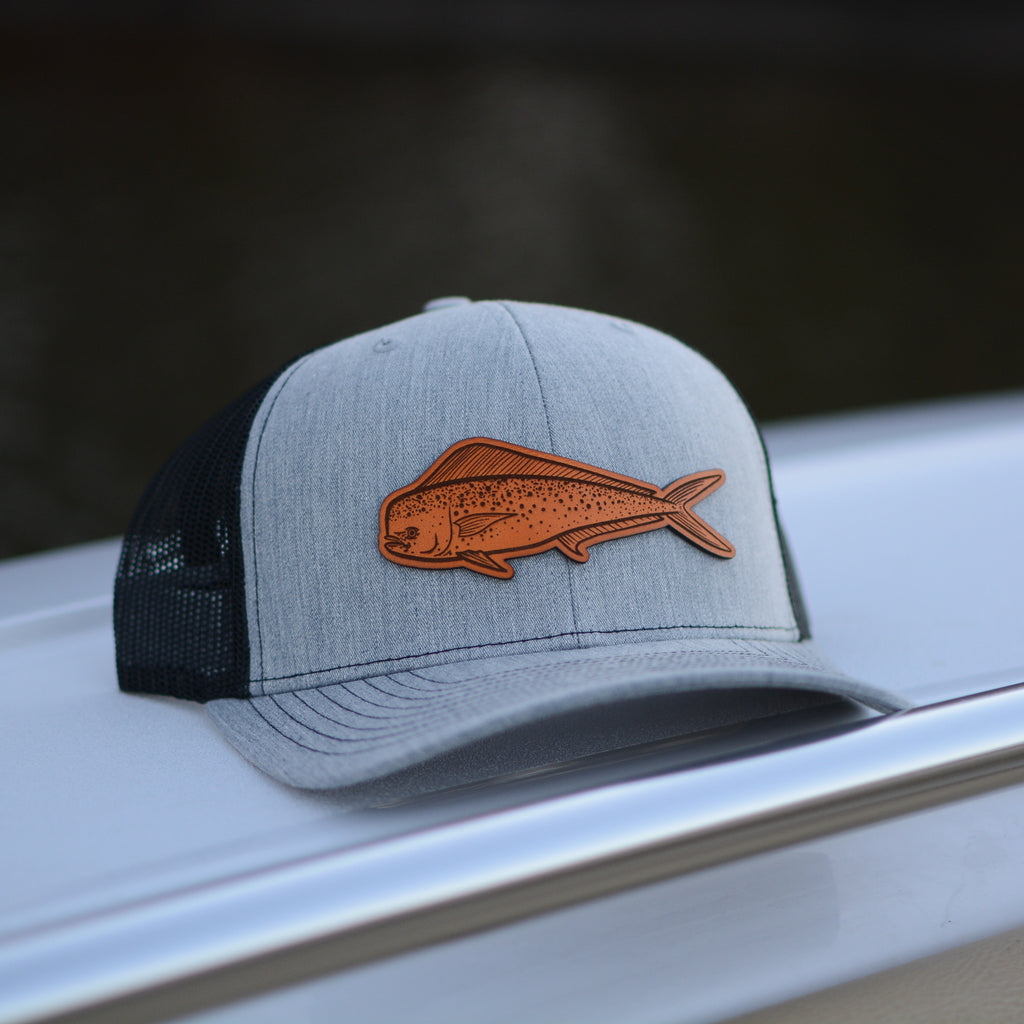 Mahi Mahi Leather Patch Hat