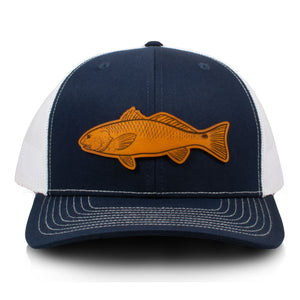 Redfish Leather Patch Hat