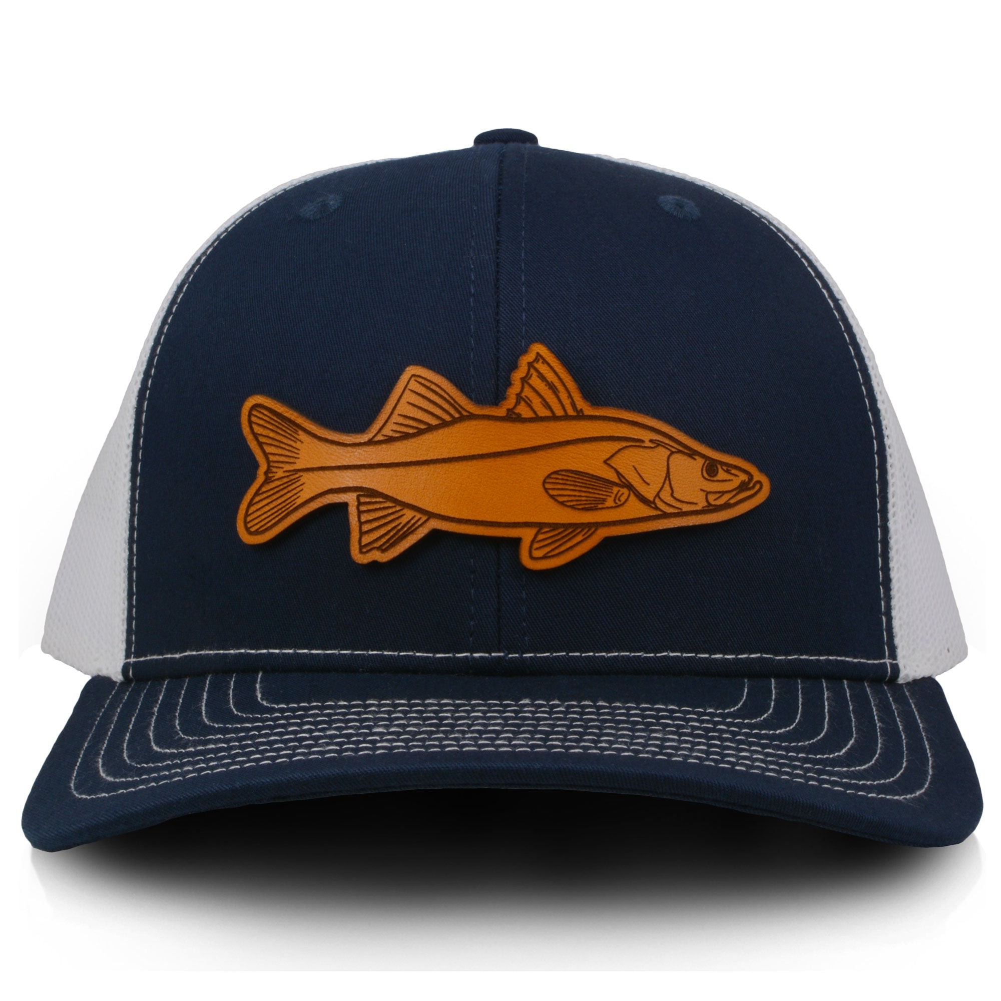 snook fish patch hat